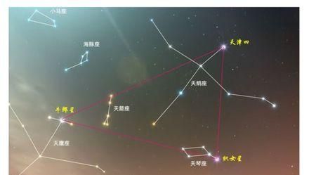 牵牛星和织女星分别位于哪个位置