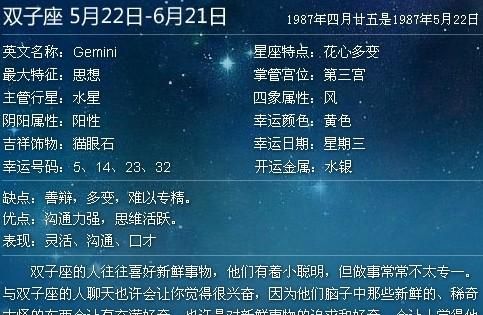 5月底是什么星座的